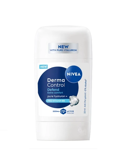 NIVEA ANTIPERSPIRANT STICK 50ML DERMA CONTROL DEFEND 